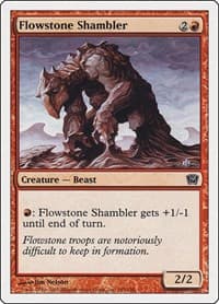 Flowstone Shambler - 9th Edition - Magic: The Gathering card