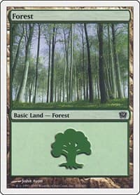 Forest (350) - 9th Edition - Magic: The Gathering card