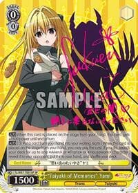 "Taiyaki of Memories" Yami (SP) - To Loveru Darkness 2nd - Weiss Schwarz card