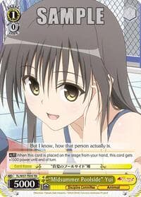 "Midsummer Poolside" Yui - To Loveru Darkness 2nd - Weiss Schwarz card