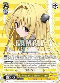 "Reading a Book" Yami - To Loveru Darkness 2nd - Weiss Schwarz card