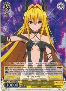 "Darkness" Yami (SR) - To Loveru Darkness 2nd - Weiss Schwarz card