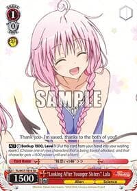 "Looking After Younger Sisters" Lala - To Loveru Darkness 2nd - Weiss Schwarz card