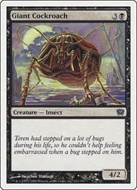 Giant Cockroach - 9th Edition - Magic: The Gathering card