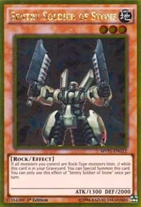 Sentry Soldier of Stone - The Dark Side of Dimensions Movie Pack: Gold Edition - YuGiOh card