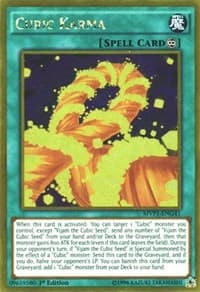 Cubic Karma - The Dark Side of Dimensions Movie Pack: Gold Edition - YuGiOh card