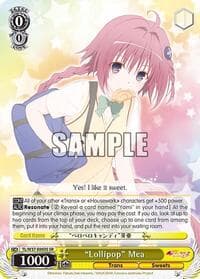 "Lollipop" Mea (SR) - To Loveru Darkness 2nd - Weiss Schwarz card
