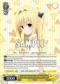 "Just Like It Was Till Now" Yami - To Loveru Darkness 2nd - Weiss Schwarz card
