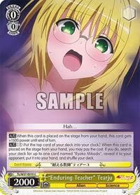 "Enduring Teacher" Tearju - To Loveru Darkness 2nd - Weiss Schwarz card
