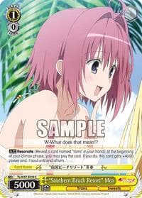 "Southern Beach Resort" Mea - To Loveru Darkness 2nd - Weiss Schwarz card