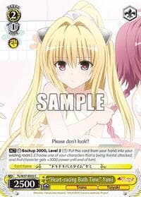 "Heart-racing Bath Time" Yami - To Loveru Darkness 2nd - Weiss Schwarz card