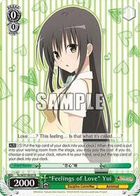 "Feelings of Love" Yui - To Loveru Darkness 2nd - Weiss Schwarz card