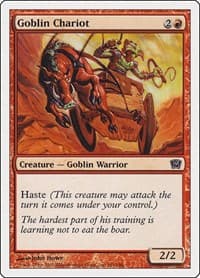 Goblin Chariot - 9th Edition - Magic: The Gathering card