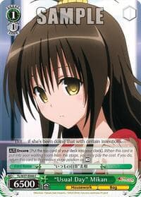 "Usual Day" Mikan - To Loveru Darkness 2nd - Weiss Schwarz card