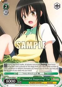 "Shameful Happening" Yui - To Loveru Darkness 2nd - Weiss Schwarz card