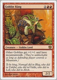 Goblin King - 9th Edition - Magic: The Gathering card