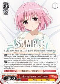 "Alluring Pajama Look" Momo - To Loveru Darkness 2nd - Weiss Schwarz card