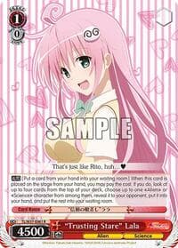 "Trusting Stare" Lala - To Loveru Darkness 2nd - Weiss Schwarz card