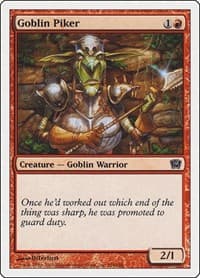 Goblin Piker - 9th Edition - Magic: The Gathering card