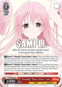 "Friendly? Three Sisters" Lala - To Loveru Darkness 2nd - Weiss Schwarz card