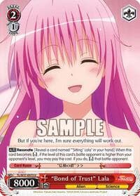 "Bond of Trust" Lala - To Loveru Darkness 2nd - Weiss Schwarz card