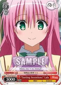 "Sorting Inventions" Lala - To Loveru Darkness 2nd - Weiss Schwarz card