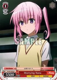 Worrying Nana - To Loveru Darkness 2nd - Weiss Schwarz card