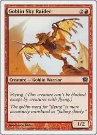 Goblin Sky Raider - 9th Edition - Magic: The Gathering card