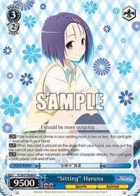"Sitting" Haruna - To Loveru Darkness 2nd - Weiss Schwarz card