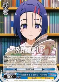 "Reading a Book" Haruna - To Loveru Darkness 2nd - Weiss Schwarz card