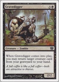 Gravedigger - 9th Edition - Magic: The Gathering card