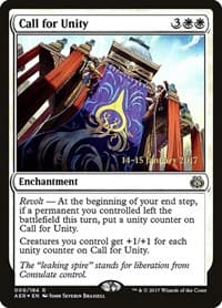 Call for Unity - Prerelease Cards - Magic: The Gathering card