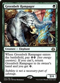 Greenbelt Rampager - Prerelease Cards - Magic: The Gathering card