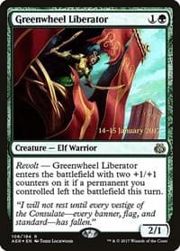 Greenwheel Liberator - Prerelease Cards - Magic: The Gathering card