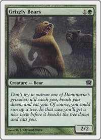 Grizzly Bears - 9th Edition - Magic: The Gathering card