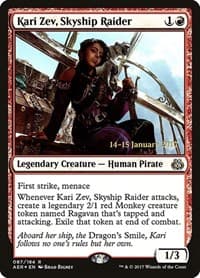 Kari Zev, Skyship Raider - Prerelease Cards - Magic: The Gathering card