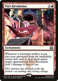 Pia's Revolution - Prerelease Cards - Magic: The Gathering card