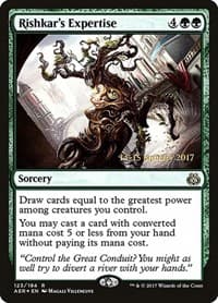 Rishkar's Expertise - Prerelease Cards - Magic: The Gathering card