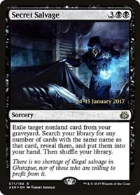 Secret Salvage - Prerelease Cards - Magic: The Gathering card