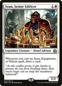 Sram, Senior Edificer - Prerelease Cards - Magic: The Gathering card