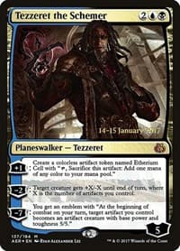Tezzeret the Schemer - Prerelease Cards - Magic: The Gathering card