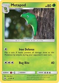 Metapod - SM Base Set - Pokemon card