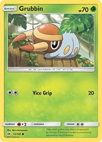 Grubbin - SM Base Set - Pokemon card