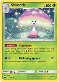 Shiinotic - SM Base Set - Pokemon card