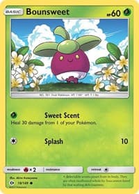 Bounsweet - SM Base Set - Pokemon card