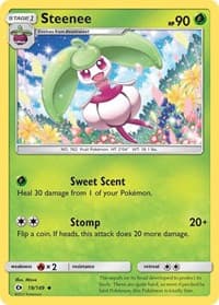 Steenee - SM Base Set - Pokemon card