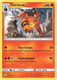 Torracat - SM Base Set - Pokemon card