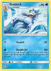 Golduck - SM Base Set - Pokemon card