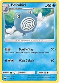 Poliwhirl - SM Base Set - Pokemon card