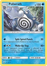 Poliwrath - SM Base Set - Pokemon card